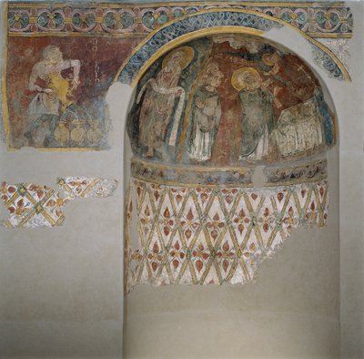 Nordseite der Apsis von Sant Esteve d
